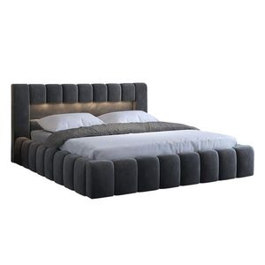 Petits-meubles BOXSPRING POSTEL 180/200 Auria Tmavě šedá obraz