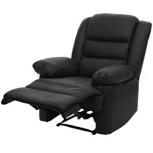 MCW RELAXAČNÍ KŘESLO Černé obraz