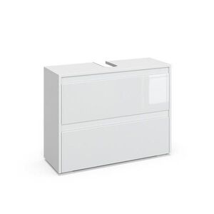 Vicco DOLNÍ SKŘÍŇKA POD DŘEZ Majest Bílá vysoký lesk 80.1 x 62 cm se 2 zásuvkami obraz