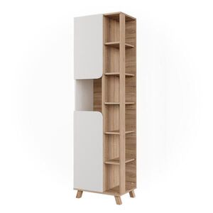 Vicco KOUPELNOVÁ SKŘÍŇKA Karen Sonoma/bílá 50 x 175 cm se 2 dveřmi obraz