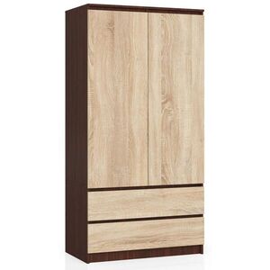 RAUMHIRSCH FURNITURE ŠATNÍK tmavě hnědý, dub Sonoma 180/90/51 obraz
