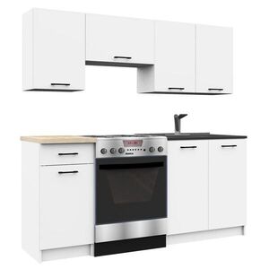 RAUMHIRSCH FURNITURE KUCHYŇSKÝ BLOK Bílá 203/180/46 obraz