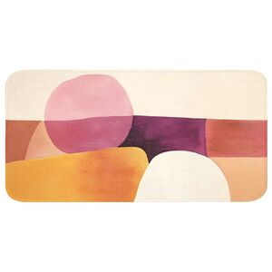 OnlyWow KOUPELNOVÁ PŘEDLOŽKA Tvary - abstraktní - barevné 120x60 cm obraz