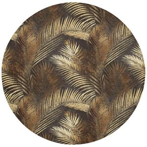 OnlyWow KOUPELNOVÁ PŘEDLOŽKA Tropical - Listy - zlaté 70x70 cm obraz