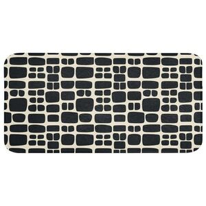 OnlyWow KOUPELNOVÁ PŘEDLOŽKA Moderní - organické - černé 120x60 cm obraz
