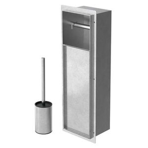 LuxeBath ZÁVĚSOVÝ SKŘÍŇOVÝ MODUL WC z nerezové oceli, stříbrný, 60 x 20 x 14 cm obraz
