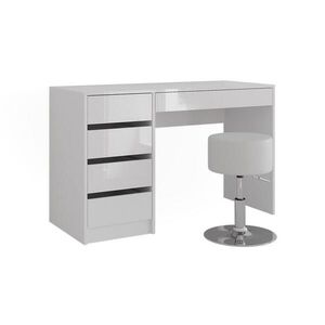 Vicco TOALETNÍ STOLEK Sherry Bílá/bílý vysoký lesk 119.8 cm se stolicí obraz