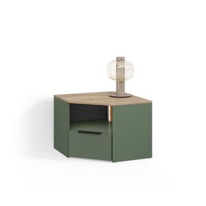 Livinity® NÍZKÝ NÁBYTEK POD TELEVIZI Piave Zelená 68 x 50 cm obraz