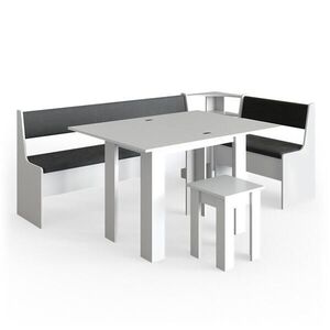 Vicco ROHOVÁ LAVICE Roman Bílá 210 x 120 cm se stolkem obraz