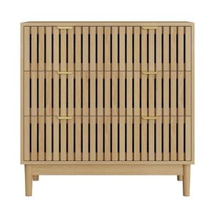 Urban Meuble BOTNÍK dekor ořech a rýhovaný design s výklopnými přihrádkami a hloubkou 24 cm obraz