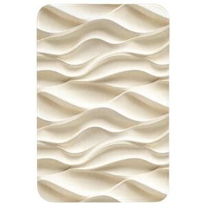OnlyWow WC PŘEDLOŽKA Linie - Vlnité - Krémové 60x90 cm obraz
