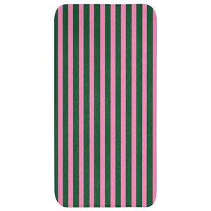 OnlyWow KOUPELNOVÁ PŘEDLOŽKA Svislé pruhy - zelená - růžová 60x120 cm obraz