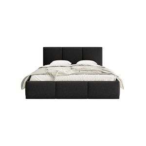 Fedve POLSTROVANÁ POSTEL FONDI SLIM 160x200 cm, Černá obraz