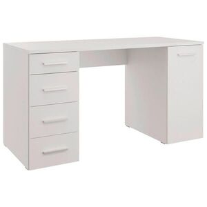 Xora PSACÍ STŮL, bílá, 138/74/60 cm obraz