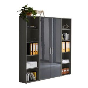 MID.YOU SKŘÍŇ NA ŠANONY, antracitová, 172, 6/185, 6/33 cm obraz