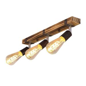Nettlife STROPNÍ BODOVÉ SVÍTIDLO Albrun 3žárovkové 55/6/3 cm obraz
