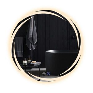 Nettlife KOUPELNOVÉ zrcadlo Redick s LED osvětlením Ø80 cm obraz