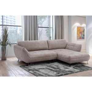 MID.YOU ROHOVÁ SEDAČKA, textil, světle hnědá obraz