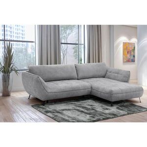 MID.YOU ROHOVÁ SEDAČKA, textil, šedá obraz
