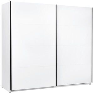 P & B ŠATNÍ SKŘÍŇ S POSUVNÝMI DVEŘM, bílá, 250/211, 5/61, 5 cm obraz