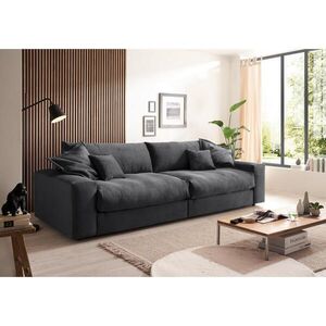 P & B TŘÍMÍSTNÁ POHOVKA, textil, antracitová obraz