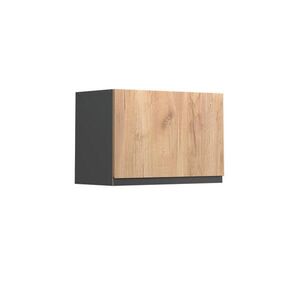 Vicco VĚŠÁK NA STĚNU R-Line Zlatý mocný dub 60 cm Tvar J, plochý obraz