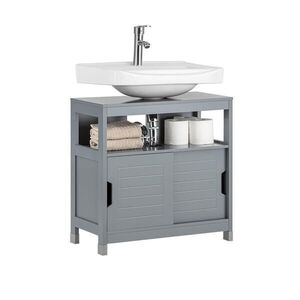 SoBuy SPODNÍ SKŘÍŇKA POD UMYVADLO se 2 dveřmi Šedá 60x30x60cm Moderní obraz