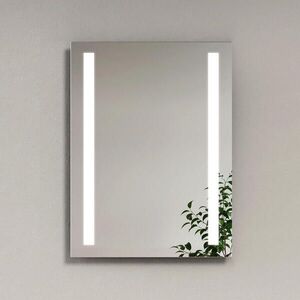 EMKE KOUPELNOVÉ ZRCADLO s LED osvětlením, obdélníkové, studená bílá, 80/60 cm obraz