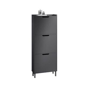 SoBuy BOTNÍK se třemi zásuvkami 50x19x129cm Minimalistický obraz