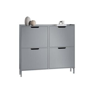 SoBuy BOTNÍK se 4 dveřmi 100x19x91cm Minimalistický obraz