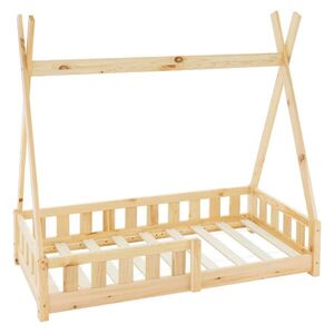 ML-DESIGN DĚTSKÁ POSTÝLKA Tipi 70x140 cm přírodní obraz