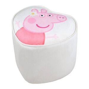 Roba DĚTSKÁ STOLIČKA ve tvaru srdce Peppa Pig obraz