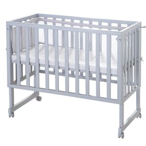 Roba PŘISTAVNÁ POSTÝLKA roba Style šedá 3v1 set 90 x 45 cm obraz