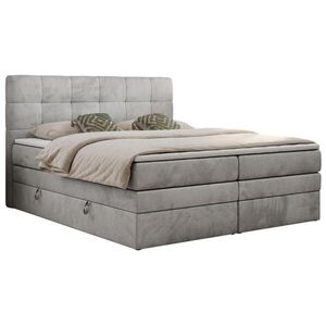 MKS POSTEL BOXSPRING LUKA KING 140/200 - Světle šedá Samet - H3 obraz