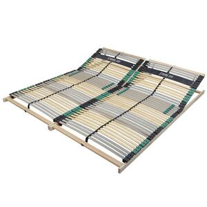 Sleepneo LAMELOVÝ rám SET 200x200 cm (2x 100x200 cm) – bukové dřevo, 42 lamel, nosnost až 200 kg obraz