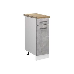 Vicco SPODNÍ SKŘÍŇKA KUCHYŇSKÉ LINKY R-Line Beton 30 cm , PD Dub obraz