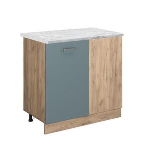 Vicco ROHOVÁ SKŘÍŇKA R-Line Modrošedá 86 cm PD Mramor obraz