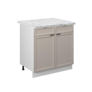 Vicco SPODNÍ SKŘÍŇKA KUCHYŇSKÉ LINKY Fame-Line GreyBeige 80 cm , PD Mramor obraz