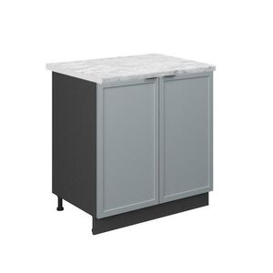 Vicco SKŘÍŇKA POD DŘEZ Fame-Line Světle modrošedá 80 cm , PD Mramor obraz