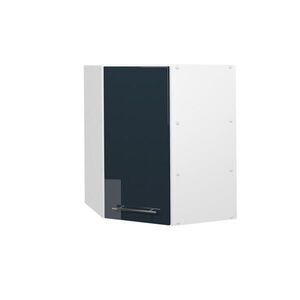 Vicco ROHOVÝ VĚŠÁK NA STĚNU Fame-Line Tmavě modrá s vysokým leskem 57 cm obraz