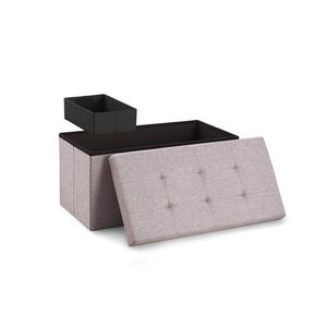 Blumtal SEDACÍ LAVICE 76/38/38 cm + box navíc, světle šedá obraz