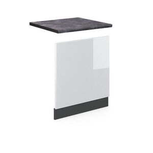 Vicco PŘEDNÍ PANEL R-Line Bílá vysoký lesk 60 cm , PD Antracit obraz