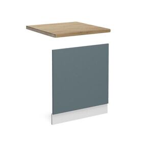 Vicco PŘEDNÍ PANEL R-Line Modrošedá 60 cm , PD Dub obraz