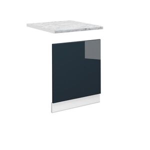 Vicco PŘEDNÍ PANEL Fame-Line Tmavě modrá s vysokým leskem 60 cm , PD Mramor obraz