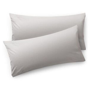 Blumtal POVLAK na polštář Agneta 40/80 cm, sada 2 ks, 100% bavlna, Světle šedá obraz