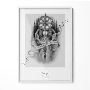 TULUP RÁM na obraz Bílý 50x70 cm obraz