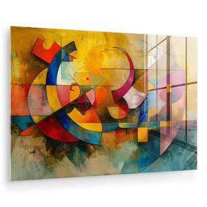 MuchoWow OBRAZ NA AKRYLOVÉM SKLE Umění - abstraktní - moderní 60x40 cm obraz