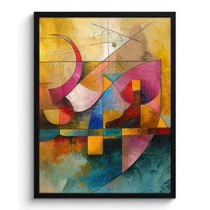 MuchoWow PLAKÁT V RÁMU Umění - abstraktní - moderní 60x80 cm obraz