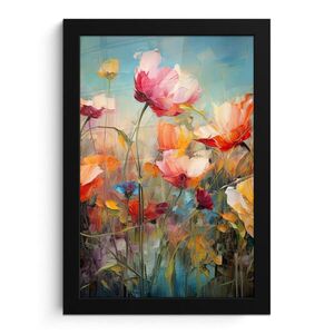 MuchoWow PLAKÁT V RÁMU Květiny - Akvarel - Umění - Botanické - Příroda 20x30 cm obraz