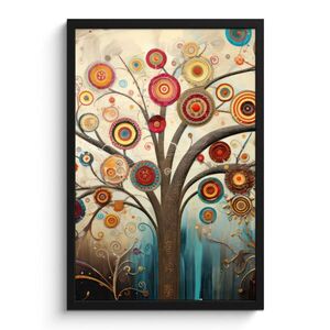 MuchoWow PLAKÁT V RÁMU Strom - Strom života - Barva 40x60 cm obraz